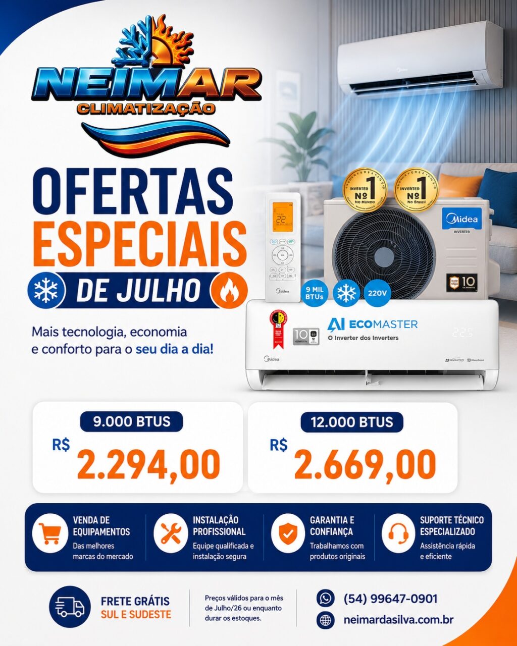 Instagram post from neimar.climatizacao. This post is in position 7.